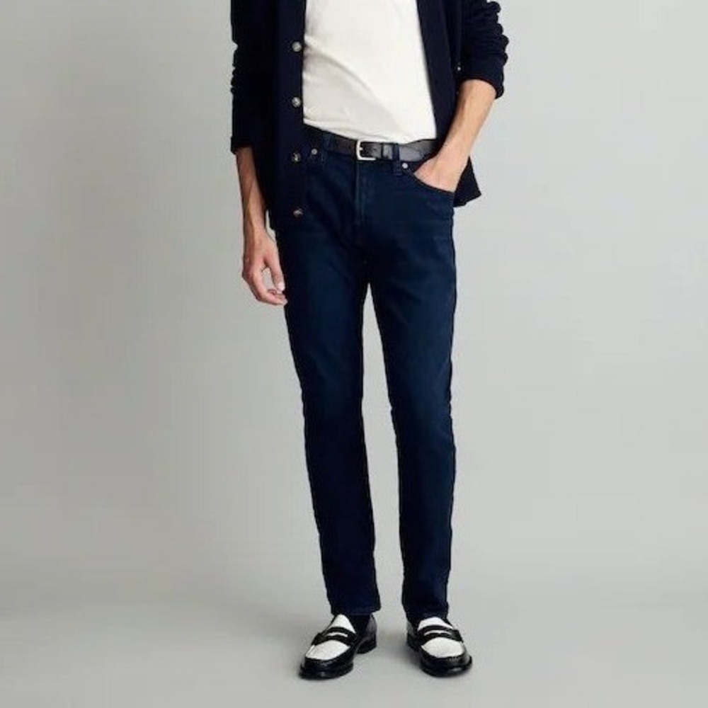 Madewell Slim Jeans Mens 40x30 Paxson Dark Blue Everyday Flex Denim Pants